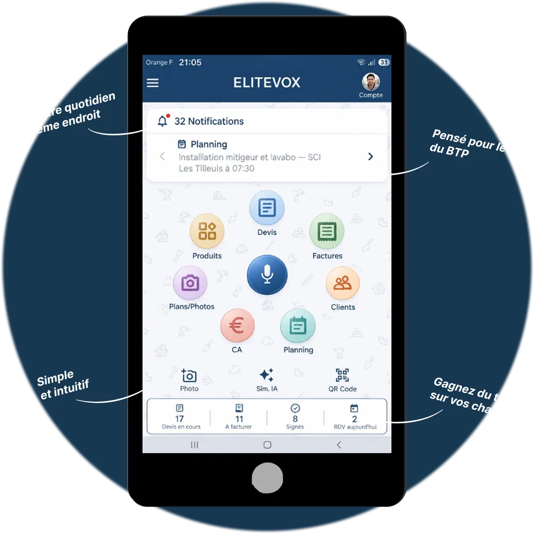 ordinateur avec dashboard